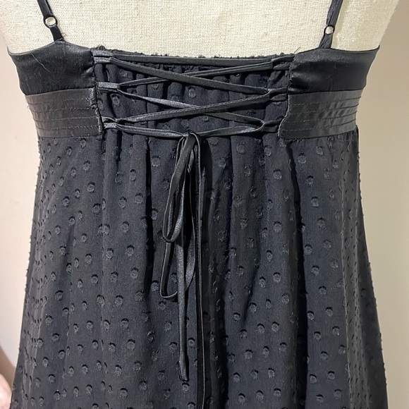 BCBGMaxAzria Sexy Little Black Silk Dress Sz. 4 - Picture 9 of 13